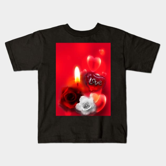 Happy valentine day Kids T-Shirt by KareemTengo